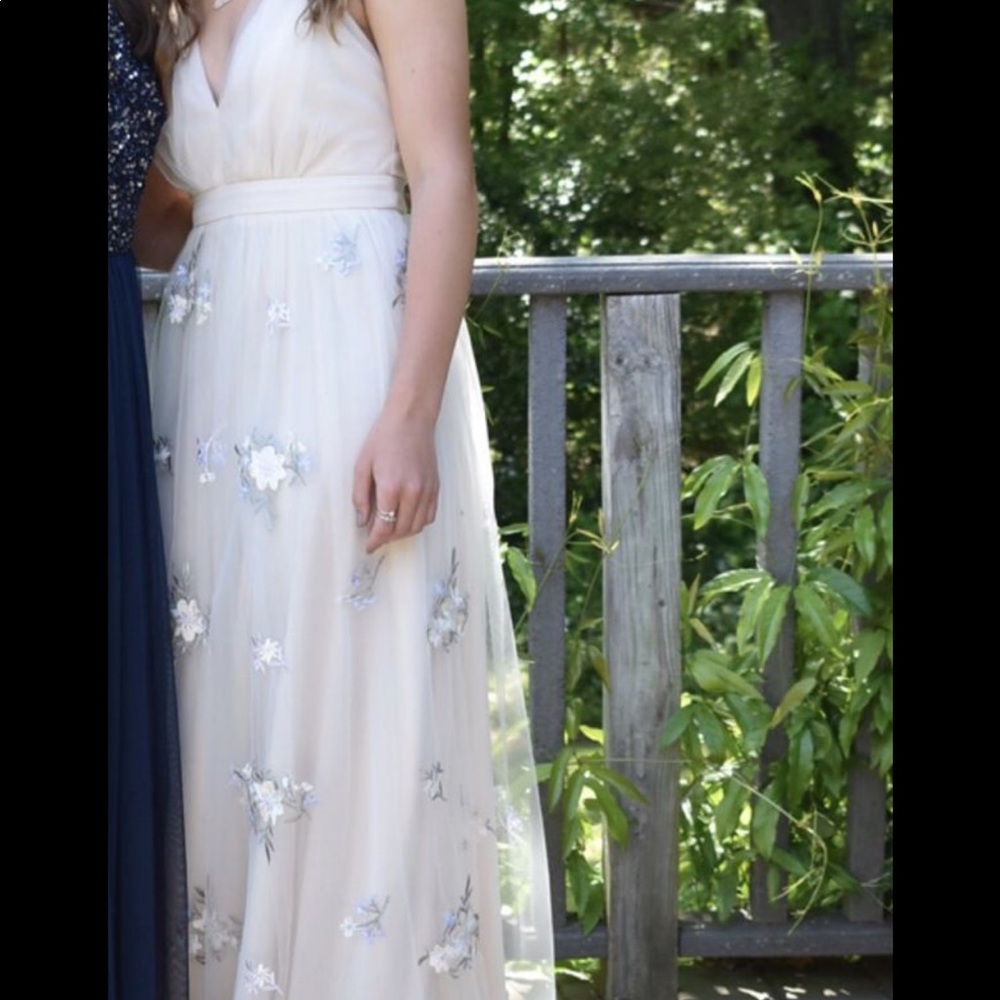 Beige Prom Dress! Size XS